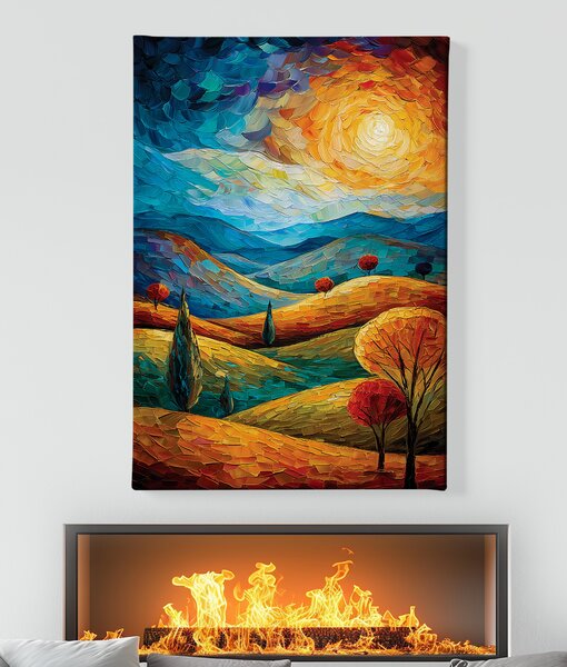 Obraz na plátně - Dotek zlaté hodinky FeelHappy.cz Velikost obrazu (šířka x výška): 30 x 40 cm