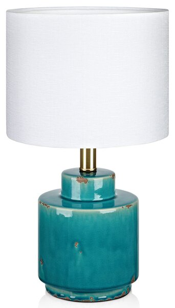 Stolní lampa Markslöjd, Cous, Modrá, Obývací pokoj, Keramika, Moderní