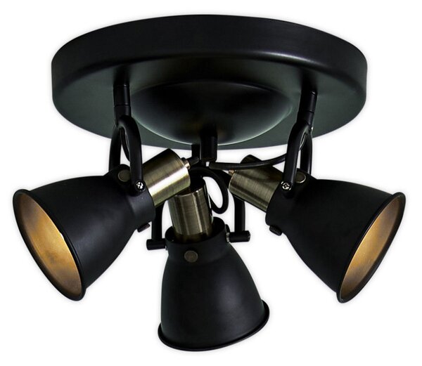 Stropní Lampa Markslöjd, Alton, stmívatelné, Černá, Obývací pokoj, Kov