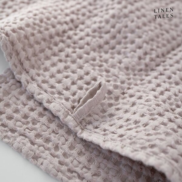 Světle růžové ručníky a osušky v sadě 3 ks Honeycomb – Linen Tales