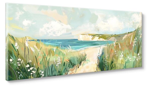Obraz 60x150 cm Gouache Sea – Styler