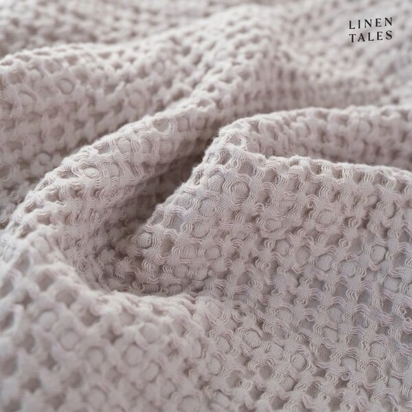 Světle růžové ručníky a osušky v sadě 3 ks Honeycomb – Linen Tales