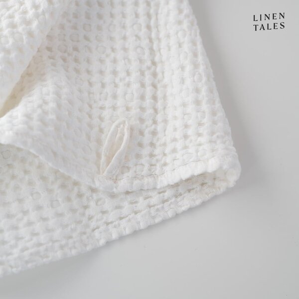 Bílé ručníky a osušky v sadě 3 ks Honeycomb – Linen Tales