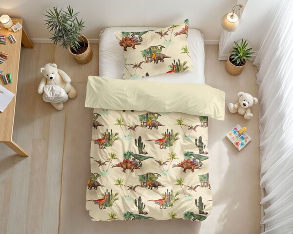 Sleeptime Dětské povlečení Bamdino Groen 140x200/220,60x70cm