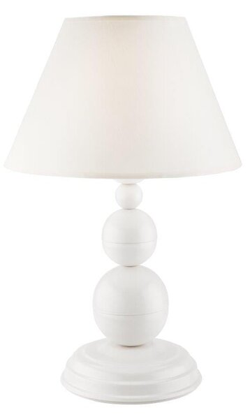 Bílá stolní lampa - LAMKUR