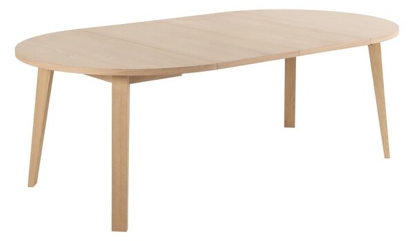 Kulatý rozkládací jídelní stůl s deskou v dubovém dekoru ø 120 cm A-Line – Actona