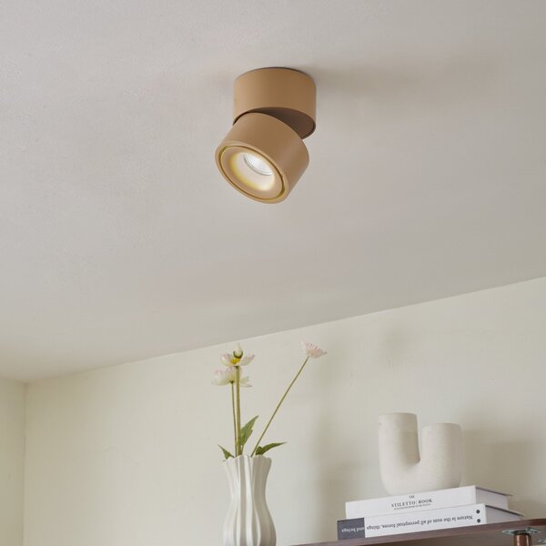 Stropní Lampa Arcchio, Rotari, stmívatelné, Hnědá / Rezavá, Chodba, Hliník, Moderní