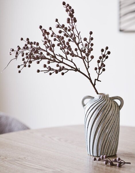 Světle modrá keramická váza (výška 22 cm) Mimi – House Nordic