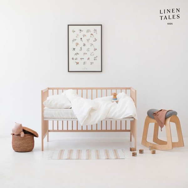 Lněné dětské povlečení na jednolůžko 140x200 cm – Linen Tales