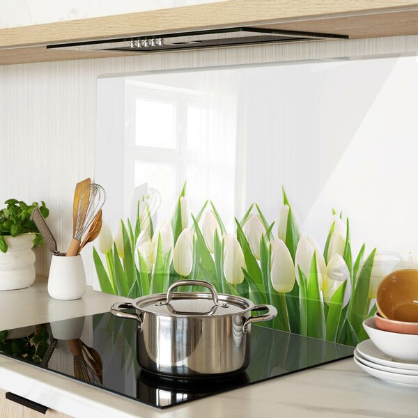 Skleněné krájecí prkénko Tulipány v zelené trávě ddk-nr-wm-00006294