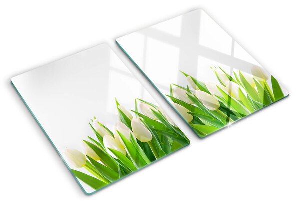 Skleněné krájecí prkénko Tulipány v zelené trávě ddk-nr-wm-00006294