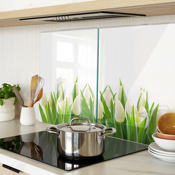 Skleněné krájecí prkénko Tulipány v zelené trávě ddk-nr-wm-00006294