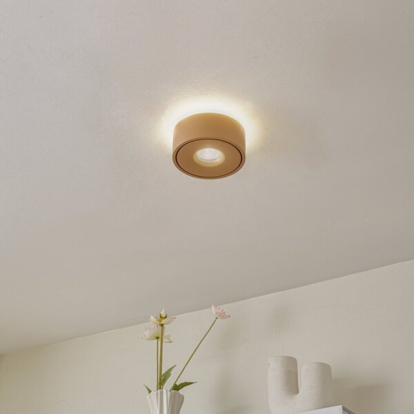Stropní Lampa Arcchio, Rotari, stmívatelné, Hnědá / Rezavá, Chodba, Hliník, Moderní
