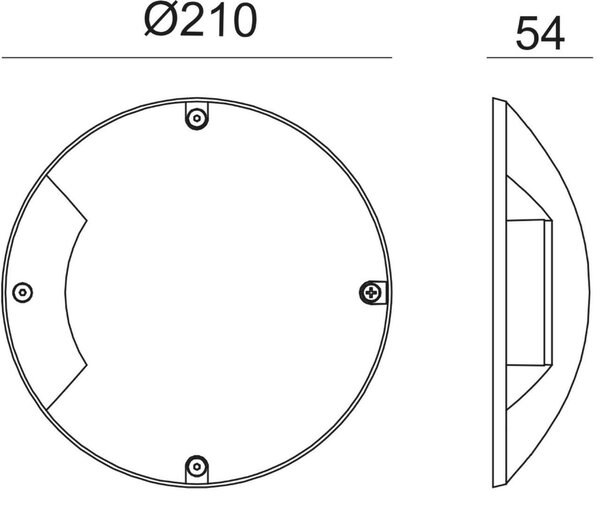 IMPR 732143 Deko-Light podlahové a nástěnné a stropní svítidlo Helios I 220-240V AC/50-60Hz 2,50 W 3000 K 34 lm šedá břidlice RAL 7015