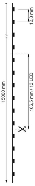 IMPR 840318 Deko-Light flexibilní LED pásek 2835-78-48V-3000K-15m 48V DC 21,00 W 3000 K 2075 lm 15000