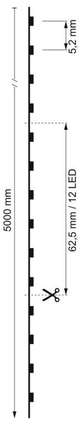 IMPR 840308 Deko-Light flexibilní LED pásek 3535-192-24-RGBWW-5m 24V DC 96,00 W 3000 K 4200 lm 5000