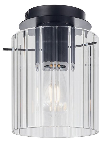 Stropní Lampa Lucande, Eirian, stmívatelné, Transparentní, Obývací pokoj, Kov, Moderní