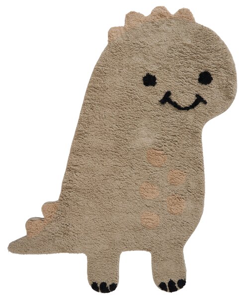 Dětský koberec REXY Světle hnědá 80 x 120 cm Bavlna