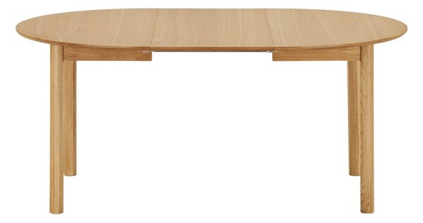 Kulatý rozkládací jídelní stůl s přídavnou deskou v dekoru dubu ø 120 cm Bundaberg – House Nordic