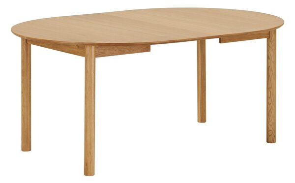 Kulatý rozkládací jídelní stůl s přídavnou deskou v dekoru dubu ø 120 cm Bundaberg – House Nordic