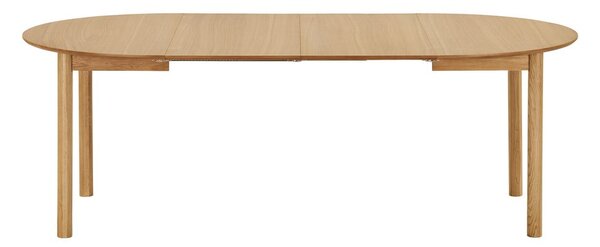 Kulatý rozkládací jídelní stůl s přídavnou deskou v dekoru dubu ø 120 cm Bundaberg – House Nordic