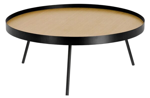 Dřevěný kulatý konferenční stolek Kave Home Nenet 84 cm