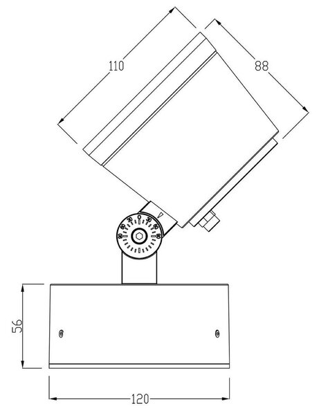 IMPR 732124 Deko-Light podlahové a nástěnné a stropní svítidlo Colt 16W RGBW 24V DC 16,00 W 5500 K 950 lm 88 černošedá RAL 7021