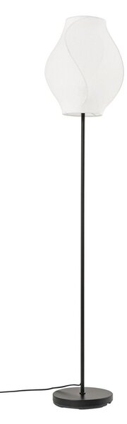 Stojací Lampa Lucande, Tovina, Bílá, Jídelna, Tkanina / Textil, Skandinávský
