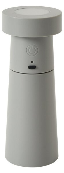 Stolní lampa Lucande, Salt, Šedá, Jídelna, Plast, Moderní