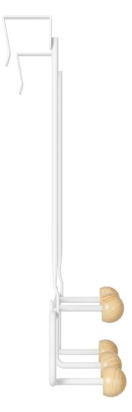 Bílý přírodní kovový věšák na dveře 39 cm Estique – Umbra