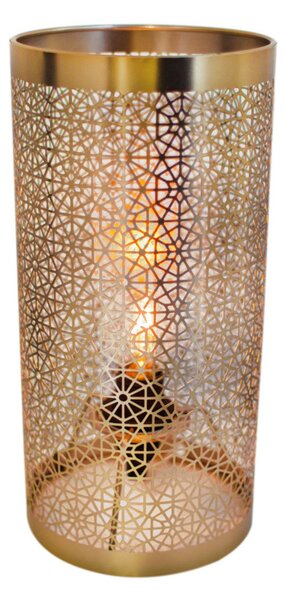 Stolní lampa By Rydéns, Hermine, Zlatá / mosazná, Obývací pokoj, Kov, Marocký