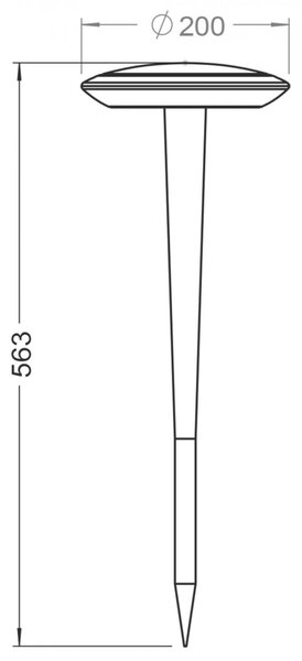 VÝPRODEJ VZORKU Deko-Light stojací svítidlo Bermuda 220-240V AC/50Hz 12,00 W 3000 K 710 lm bílá 733060