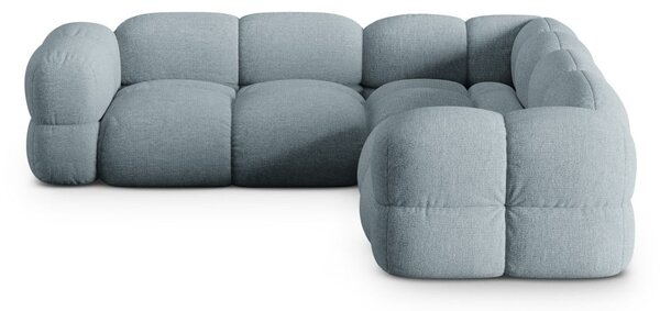 Světle modrá rohová pohovka Loretto – Cosmopolitan Design