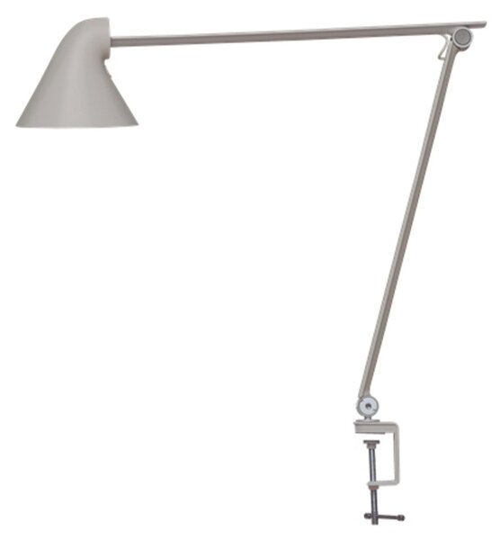 Stolní lampa Louis Poulsen, Šedá, Obývací pokoj, Hliník