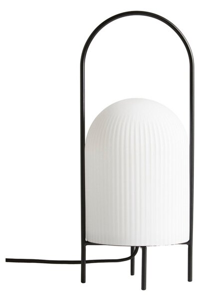 Stolní lampa Woud, Bílá, Obývací pokoj, Sklo