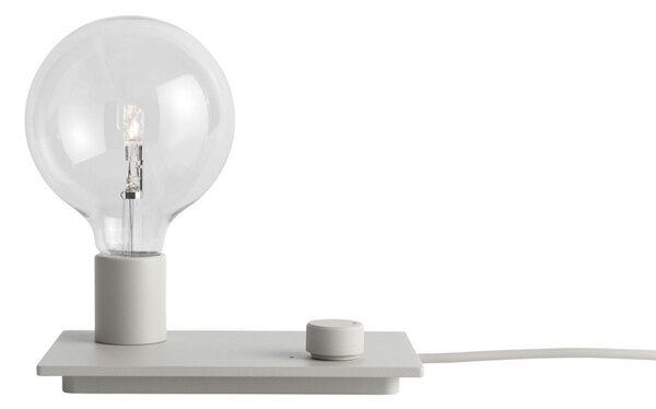 Stolní lampa Muuto, Šedá, Obývací pokoj, Hliník, Design