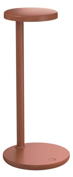 Stolní lampa FLOS, stmívatelné, Hnědá / Rezavá, Obývací pokoj, Hliník