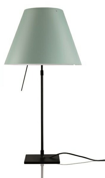 Stolní lampa Luceplan, stmívatelné, Zelená, Obývací pokoj, Hliník