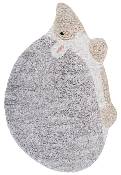 Dětský koberec HEDGY Šedá 80 x 120 cm Bavlna