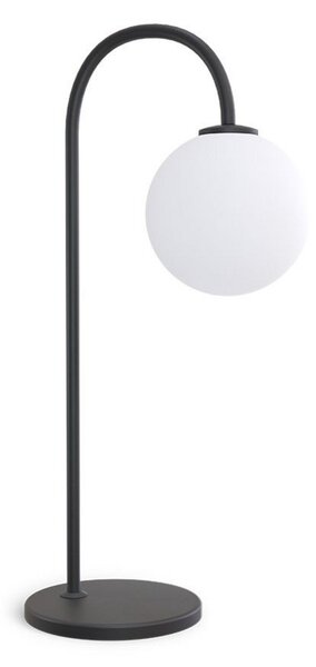Stolní lampa Herstal, Černá, Obývací pokoj, Kov