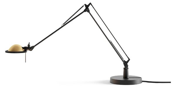 Stolní lampa Luceplan, Černá, Pracovna, Hliník
