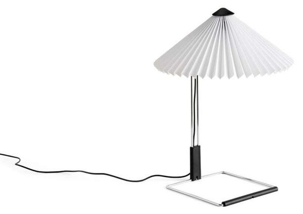 Stolní lampa HAY, stmívatelné, Bílá, Obývací pokoj, Kov
