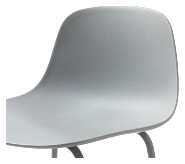 Šedá plastová barová židle (výška sedáku 67,5 cm) Whitby – Unique Furniture
