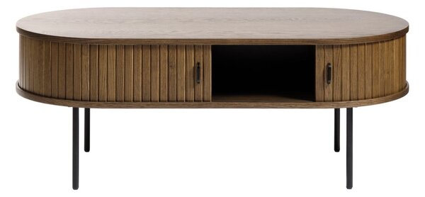 Konferenční stolek v dekoru dubu v přírodní barvě 60x120 cm Nola – Unique Furniture