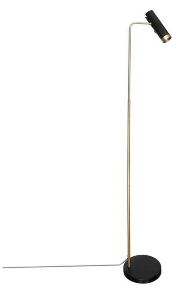 Stojací Lampa By Rydéns, Zlatá / mosazná, Obývací pokoj, Kov