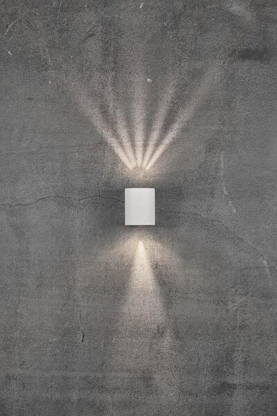 NOR 49701001 Venkovní nástěnné svítidlo Canto 2 2x6W LED bílá čirá - NORDLUX
