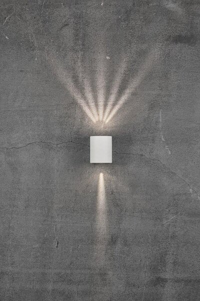 NOR 49701001 Venkovní nástěnné svítidlo Canto 2 2x6W LED bílá čirá - NORDLUX