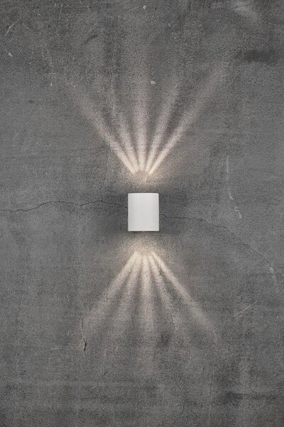 NOR 49701001 Venkovní nástěnné svítidlo Canto 2 2x6W LED bílá čirá - NORDLUX