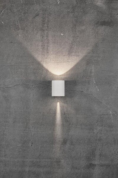 NOR 49701001 Venkovní nástěnné svítidlo Canto 2 2x6W LED bílá čirá - NORDLUX