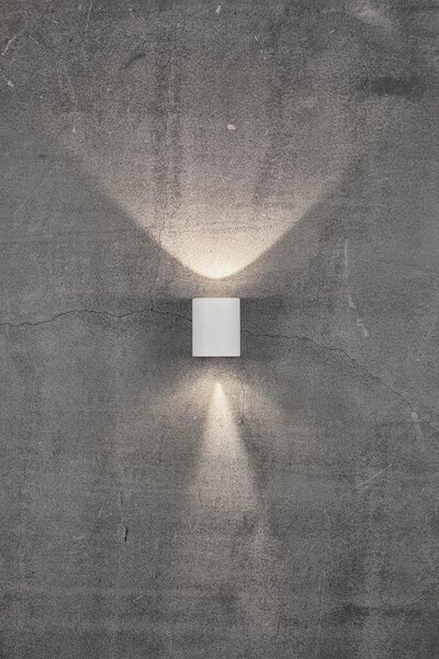 NOR 49701001 Venkovní nástěnné svítidlo Canto 2 2x6W LED bílá čirá - NORDLUX